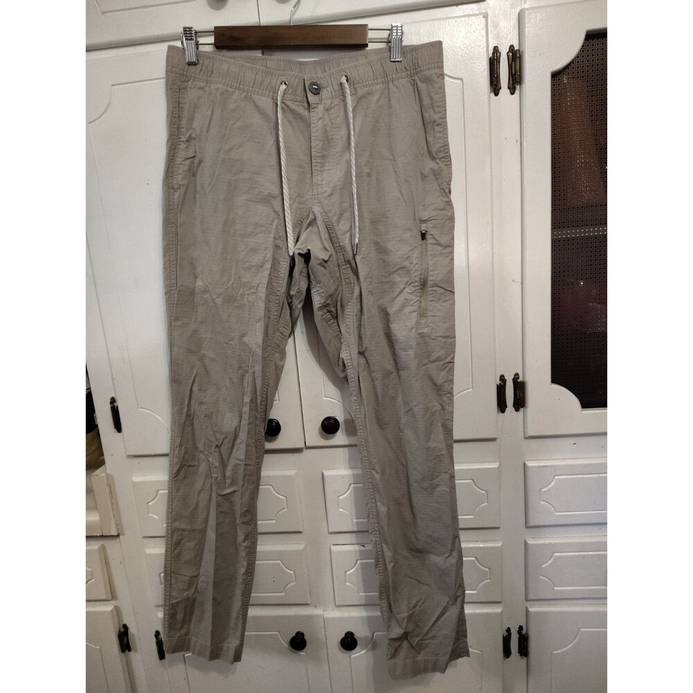 Vuori Ripstop DuraTerra Slim Fit Outdoor Climber Gray Pants Men’s Large 32x31